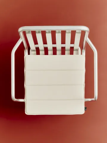 Terrazza seat cushion - Cream white, 40x40 cm - HAY