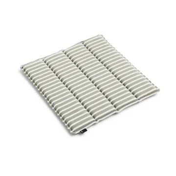 Terrazza seat cushion - Grey bold stripe, 40x40 cm - HAY