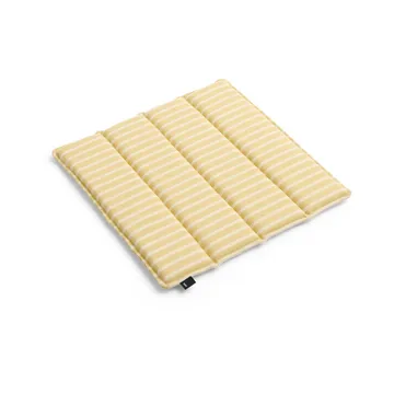 Terrazza seat cushion - Yellow bold stripe, 40x40 cm - HAY