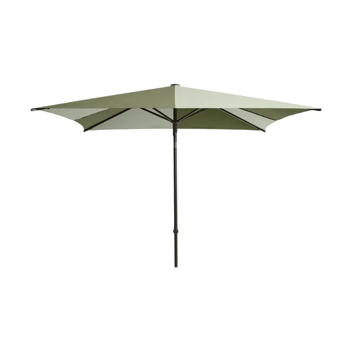 Terrazza Square parasol - Green-dark green - HAY