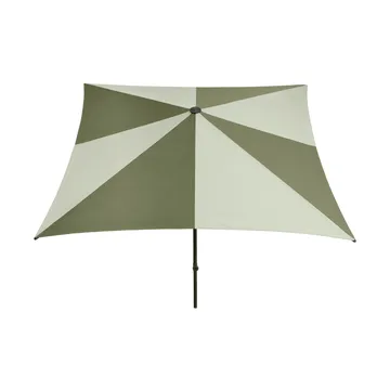 Terrazza Square parasol - Green-dark green - HAY