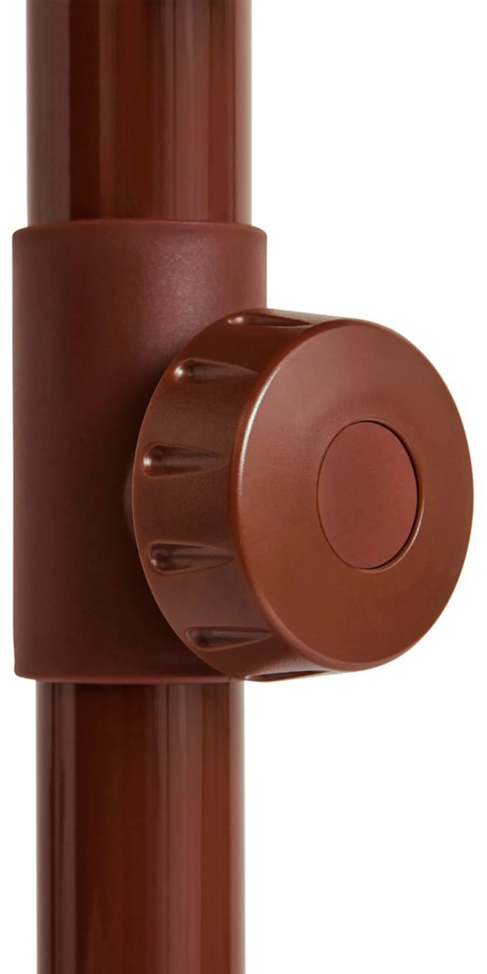 Terrazza Square parasol, Off white-burgundy HAY