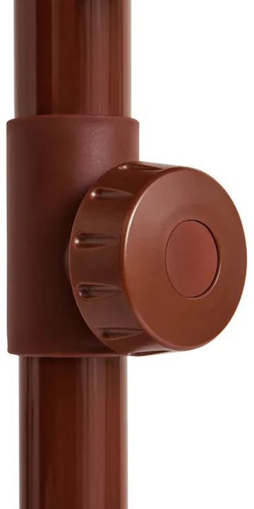 Terrazza Square parasol - Off white-burgundy - HAY