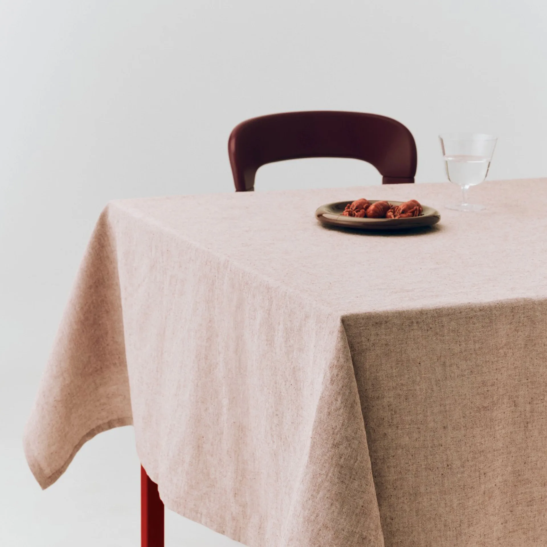Terrazza tablecloth, Soft burgundy, 230x150 cm HAY
