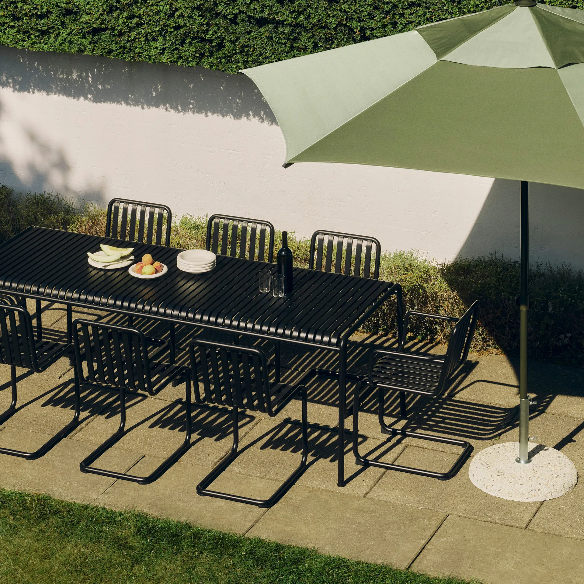 Terrazza umbrella base, Concrete stone, 35 kg HAY