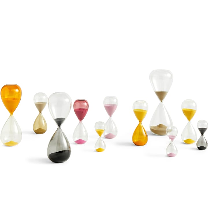 Time hour glass 30 min L - Yellow - HAY
