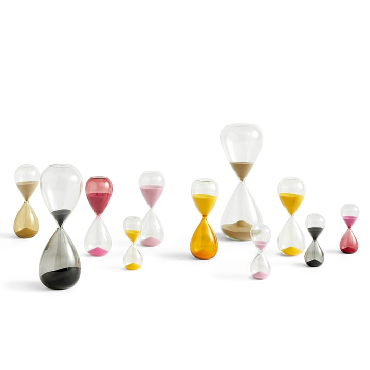 Time hour glass 30 min L - Yellow - HAY