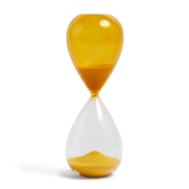 Time hour glass 30 min L - Yellow - HAY