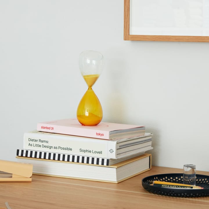 Time hour glass 30 min L - Yellow - HAY