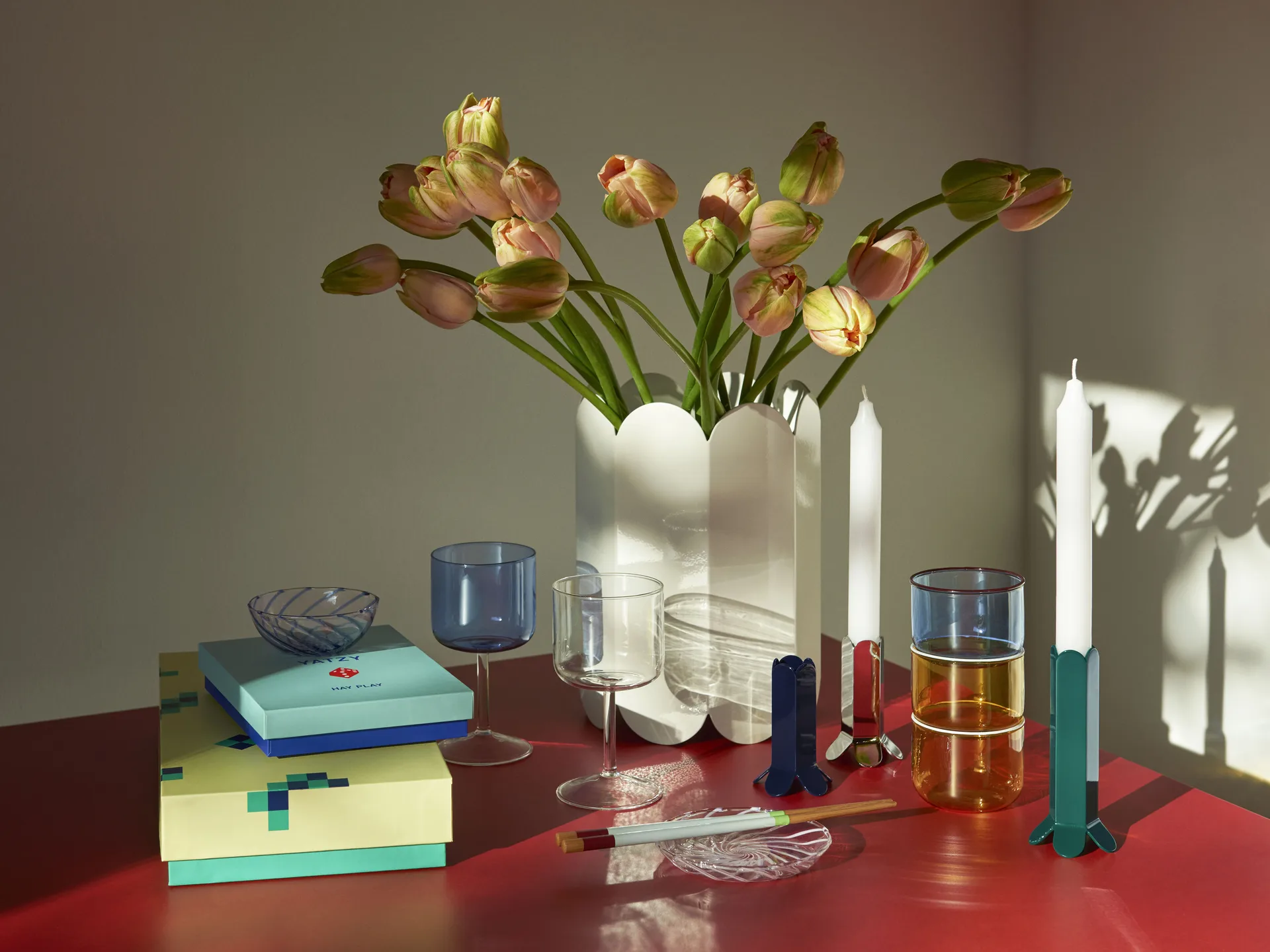 Tint wine glass 25 cl 2-pack, Clear HAY