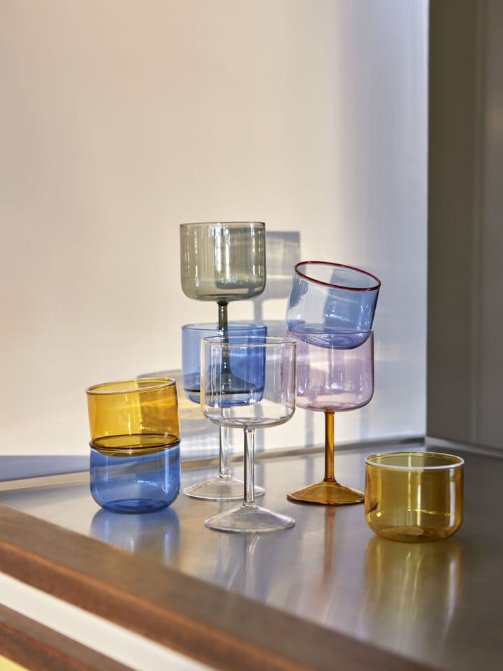Tint wine glass 25 cl 2-pack, Clear HAY