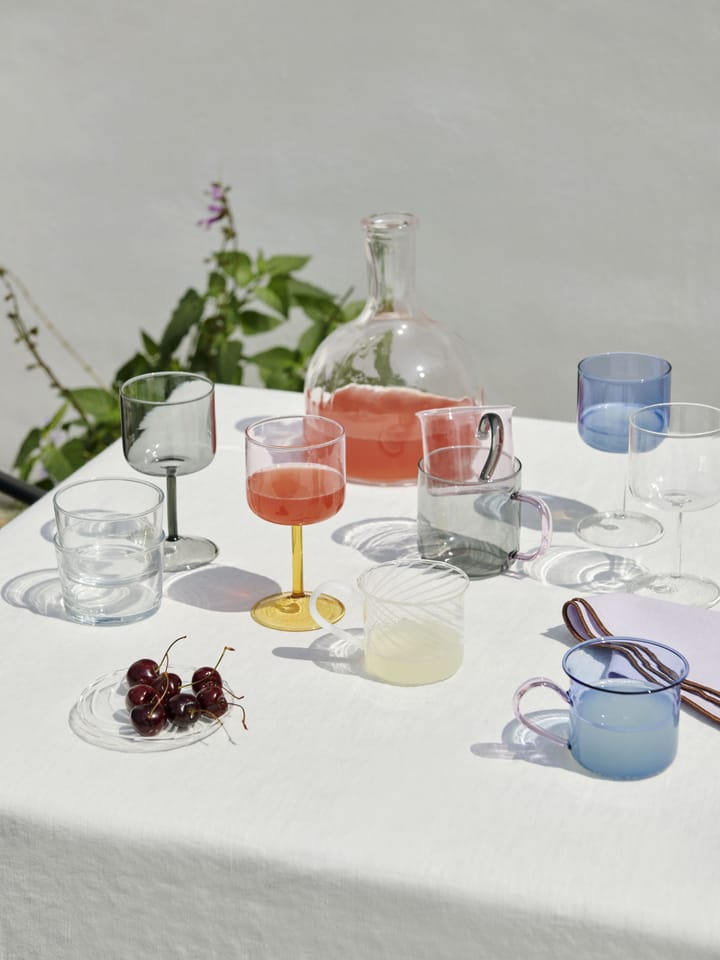 Tint wine glass 25 cl 2-pack, Clear HAY