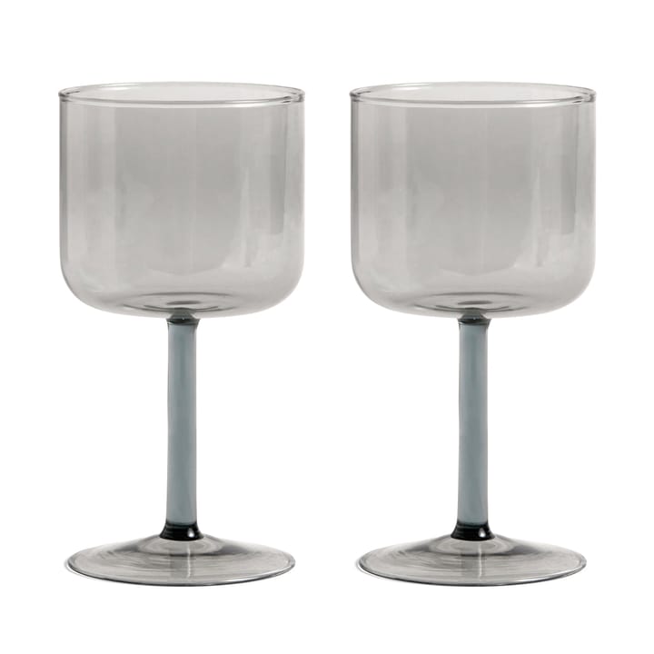Tint wine glass 25 cl 2-pack - grey - HAY