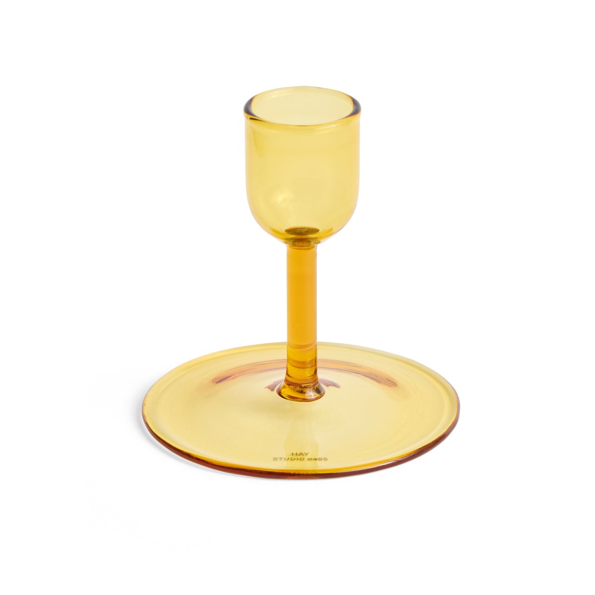 HAY Tiny candle sticks straight Yellow | Scandinavian Design | Tea light holders, lanterns & candle dishes | Yellow