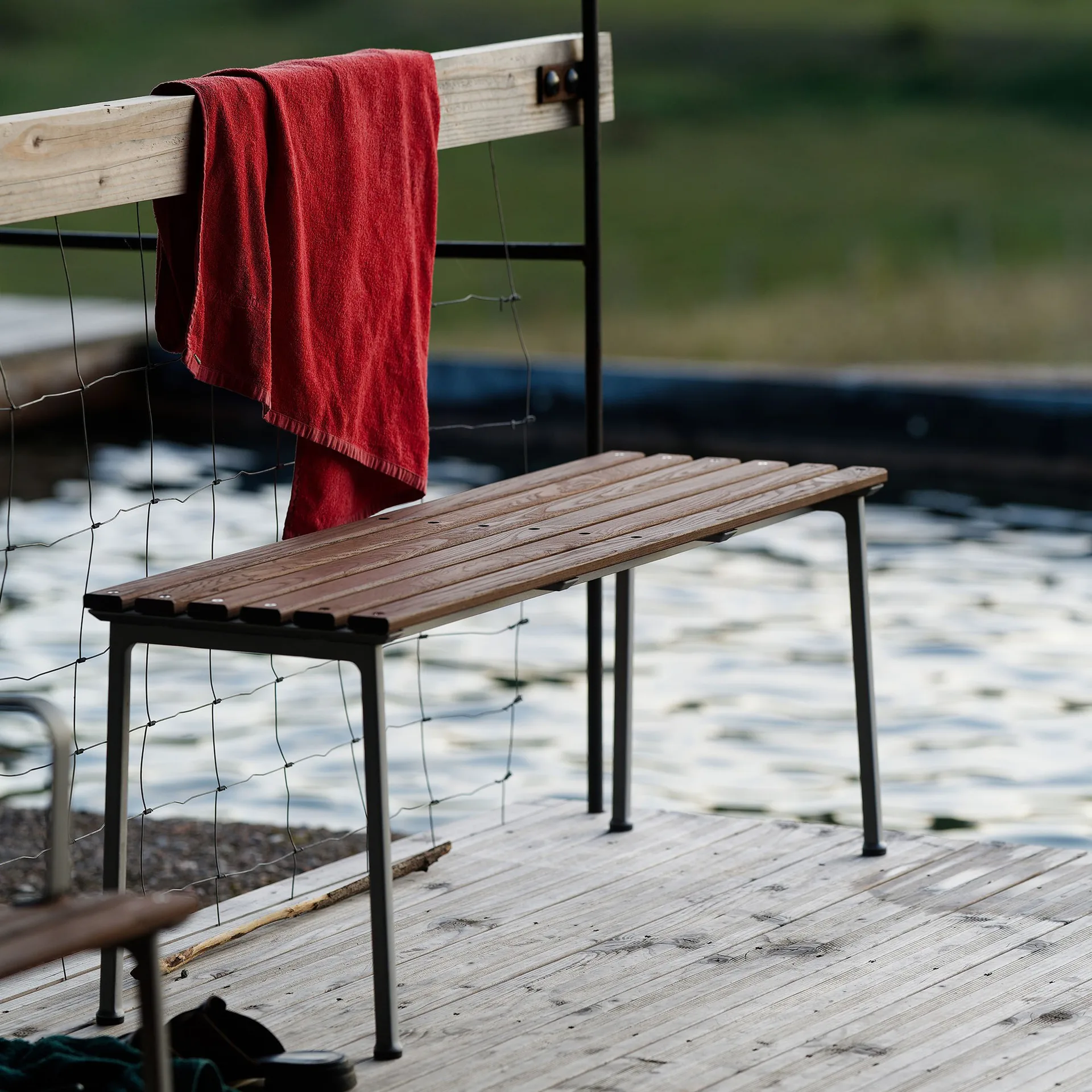 Traverse Bench 114 bench, Oiled ash HAY