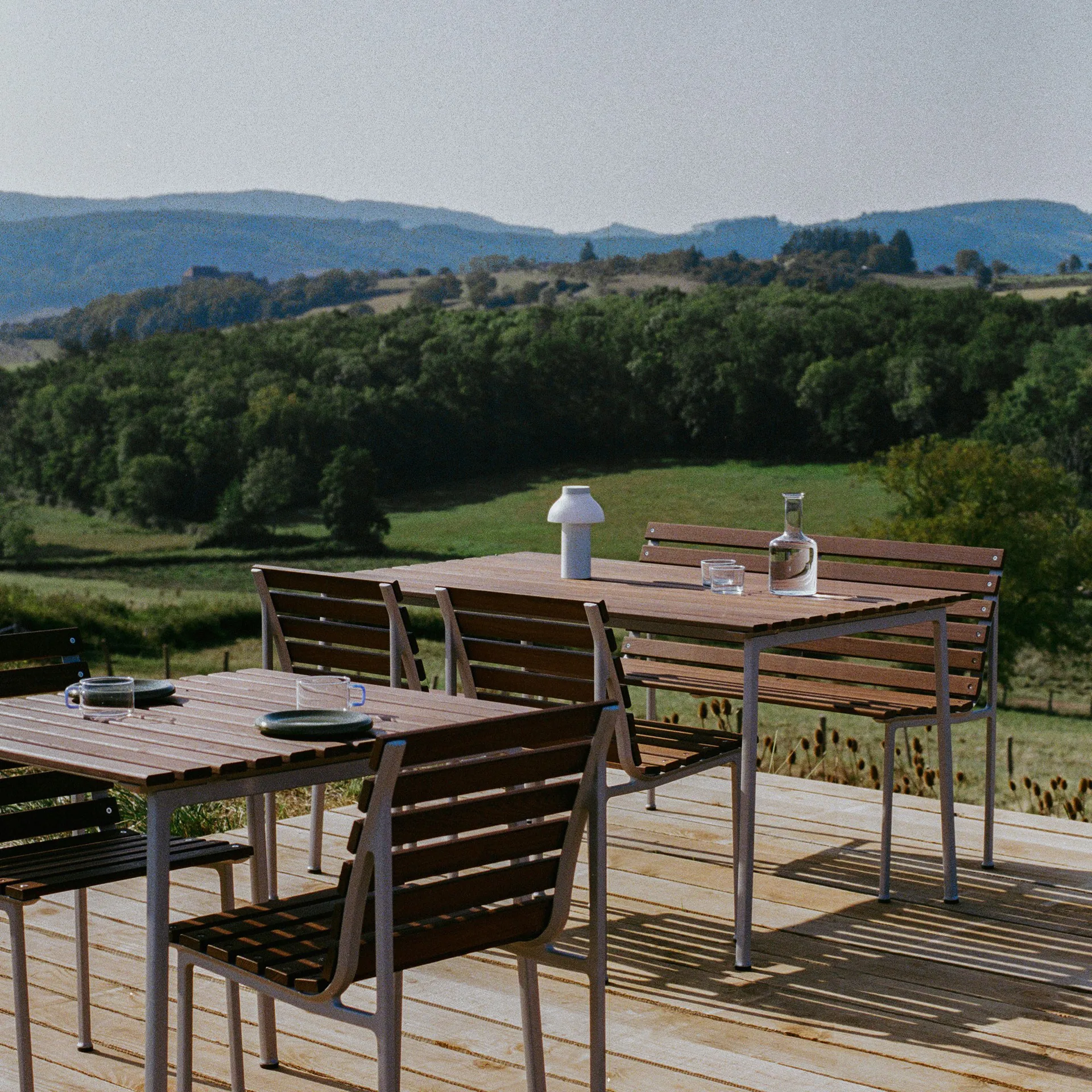 Traverse Dining bench, Oiled ash HAY