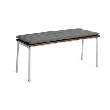 Traverse Quilted Bench 114/Dining Bench seat cushion - Black pepper - HAY