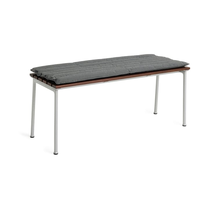 Traverse Quilted Bench 114/Dining Bench seat cushion, Black pepper HAY