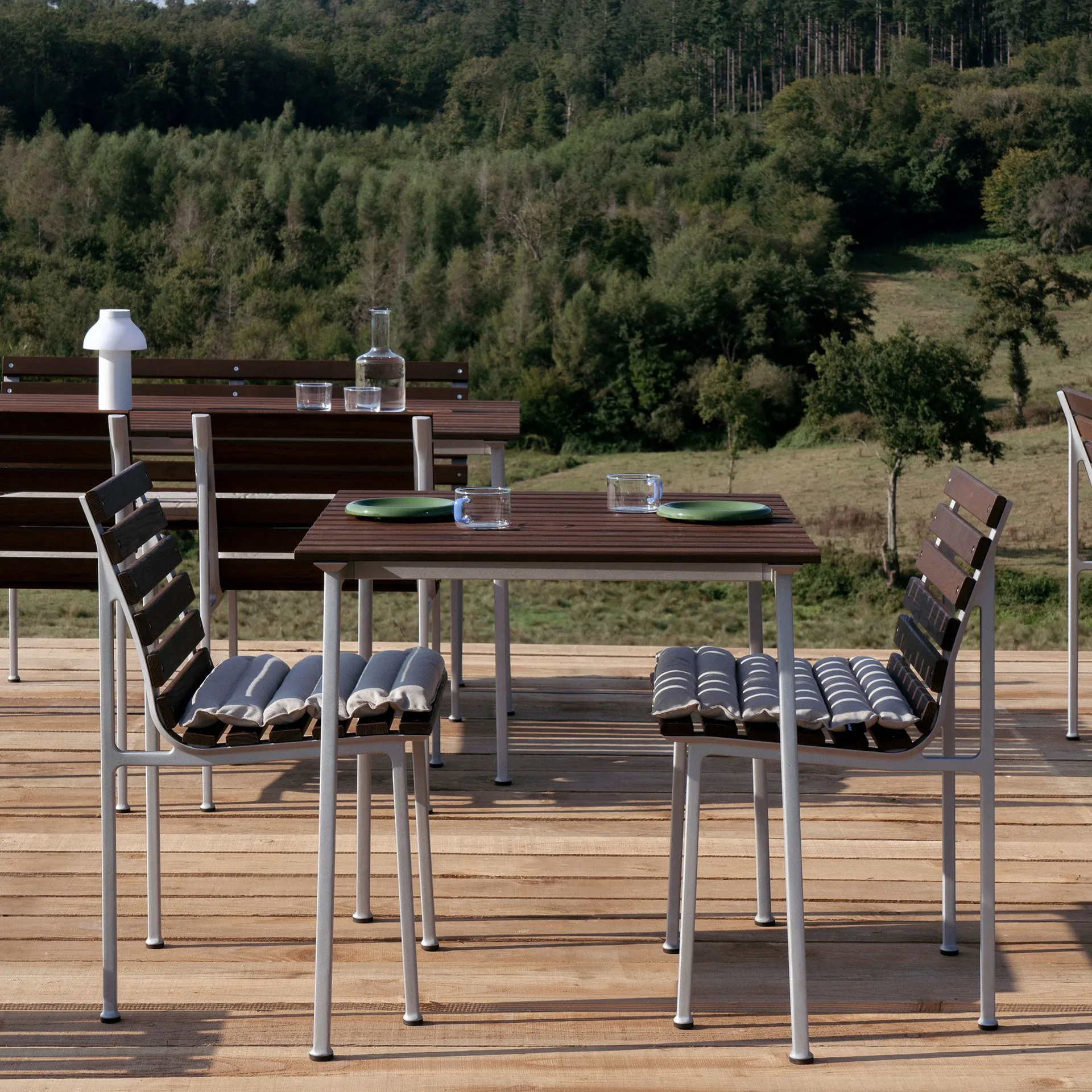 Traverse Quilted Chair seat cushion, Beige sand HAY