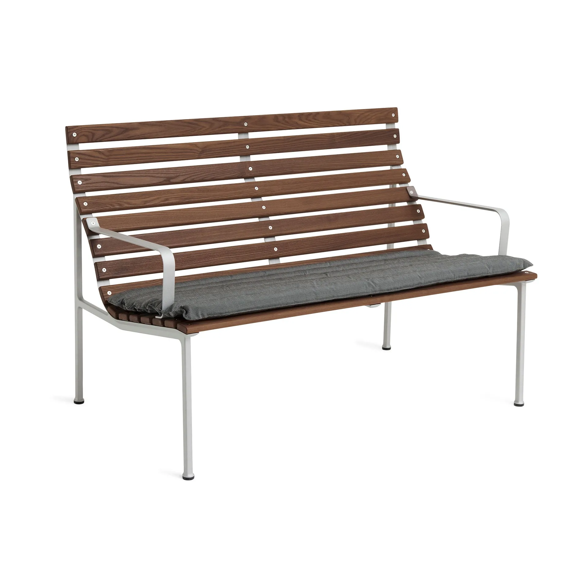 Traverse Quilted Lounge Bench cushion, Black pepper HAY