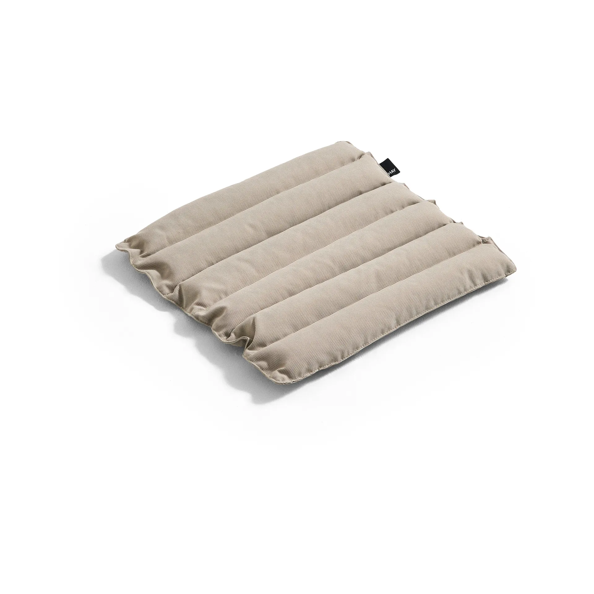 Traverse Quilted Stool seat cushion, Beige sand HAY