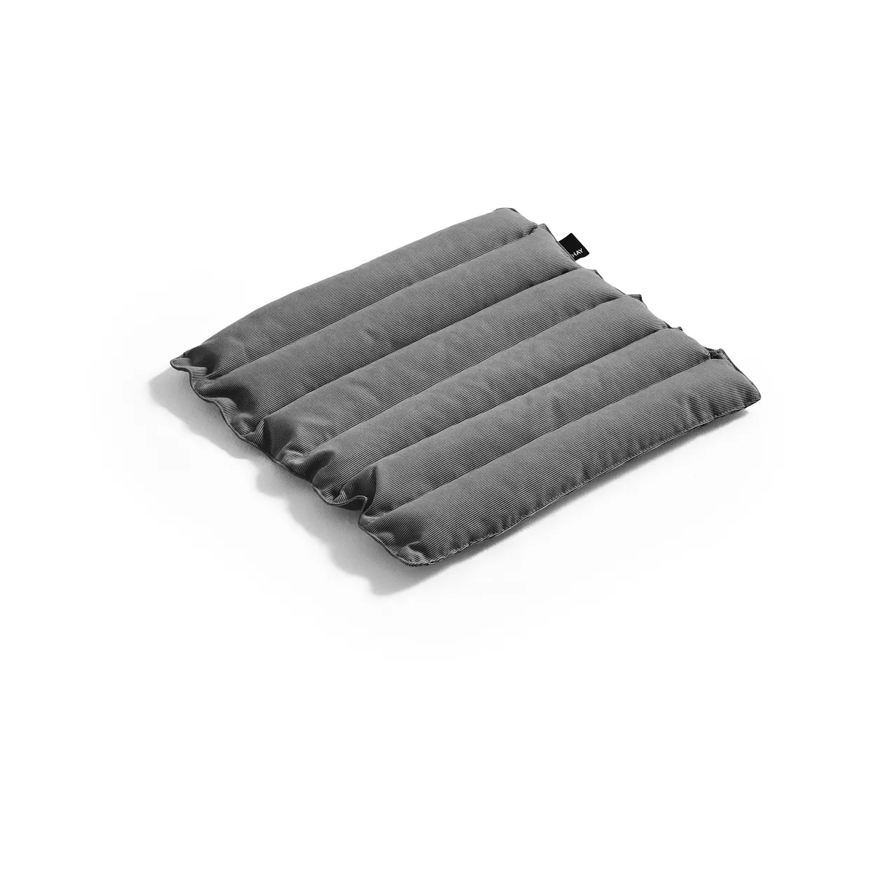 HAY Traverse Quilted Stool seat cushion Black pepper