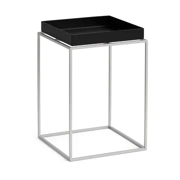 Tray Table medium side table - Black-silicone grey, 30x30x44 cm - HAY