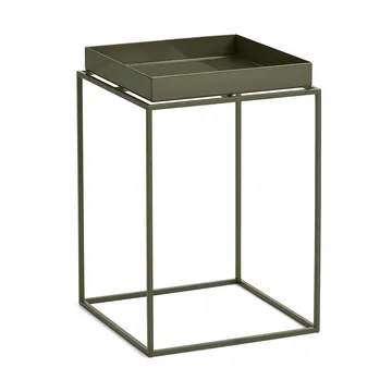 Tray Table medium side table - Olive green, 30x30x44 cm - HAY