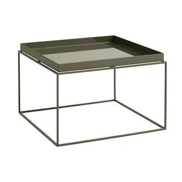 Tray Table medium side table - Olive green, 60x60x39 cm - HAY