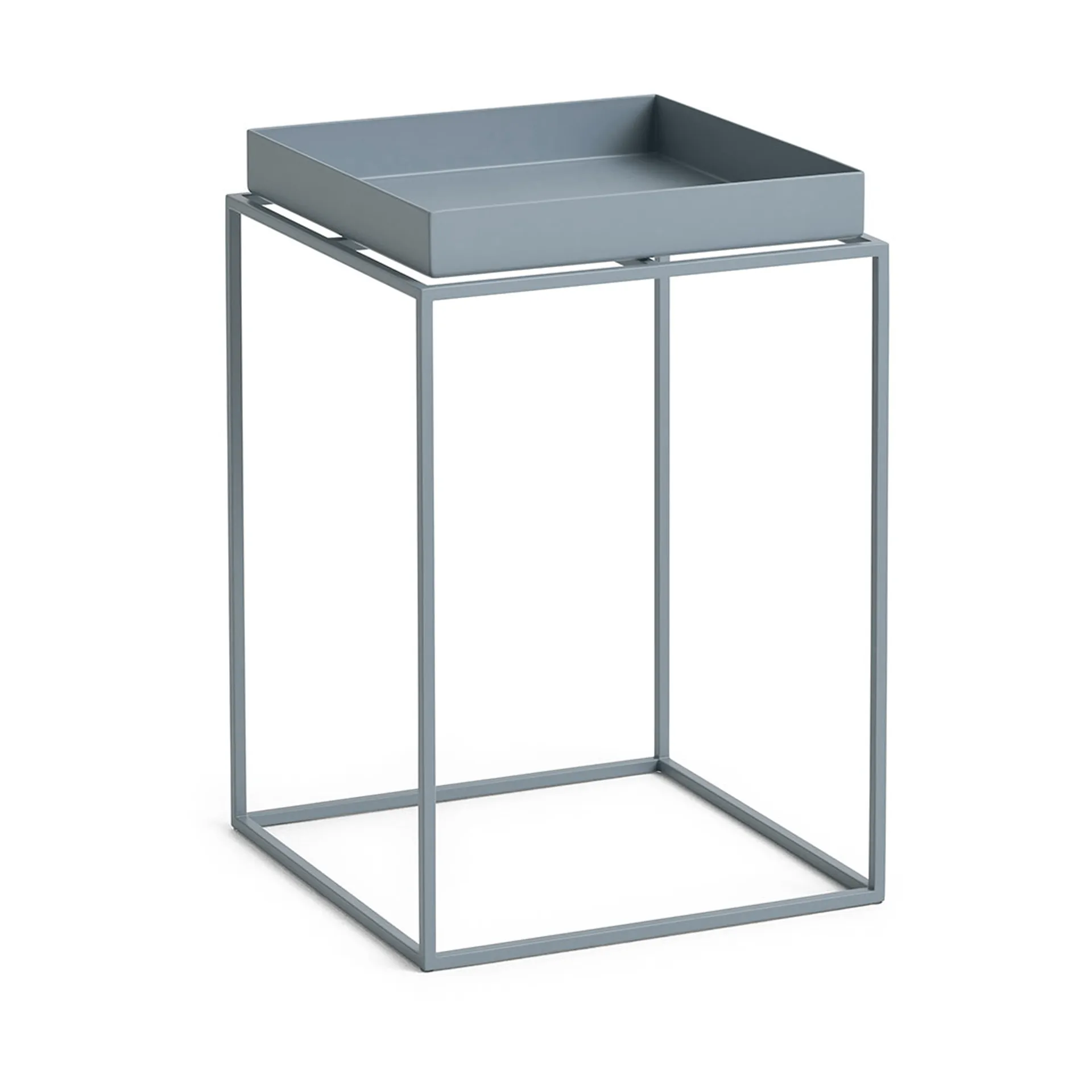 Tray Table medium side table, Pigeon blue, 30x30x44 cm HAY