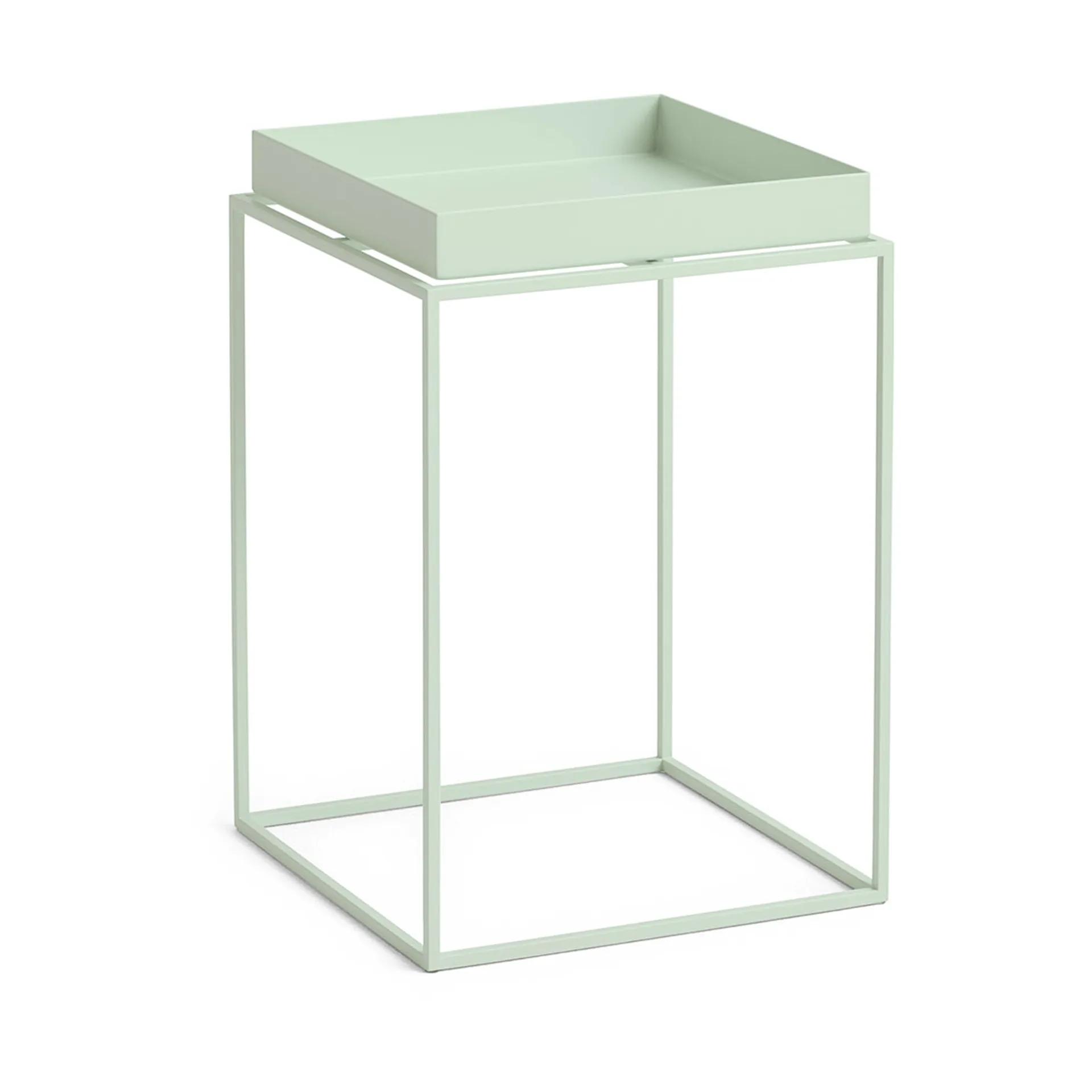 Tray Table medium side table, Soft mint, 30x30x44 cm HAY