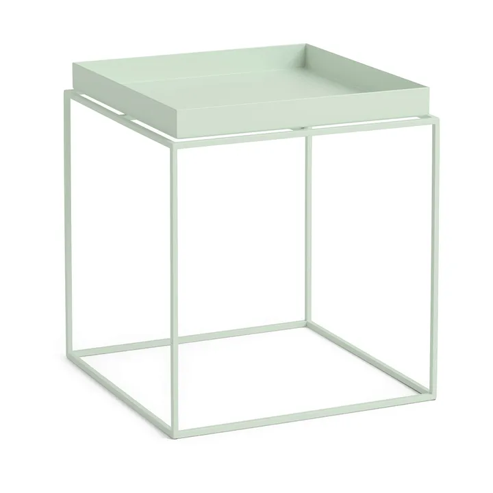Tray Table medium side table - Soft mint, 40x40x44 cm - HAY