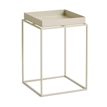 Tray Table medium side table - Warm beige, 30x30x44 cm - HAY