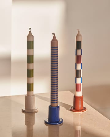 Tube candle stick 5 cm - Blue - HAY