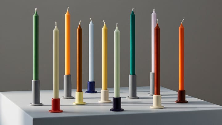 Tube candle stick 5 cm, Brown HAY