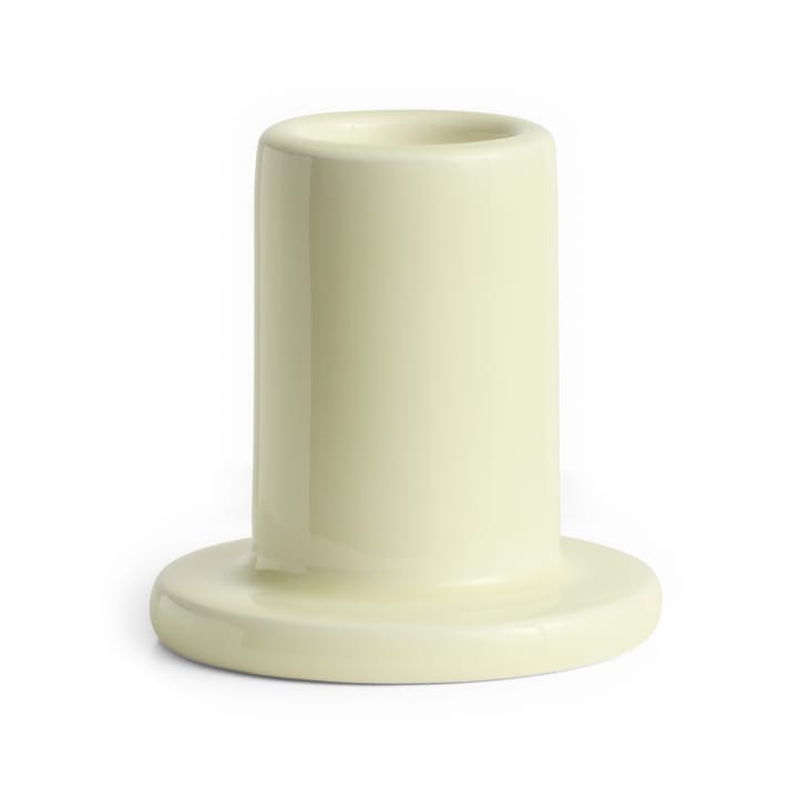 Tube candle stick 5 cm - Lime white - HAY