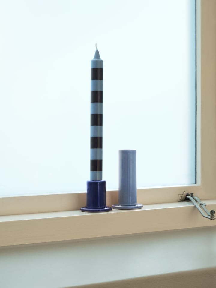 Tube candle stick 5 cm, Midnight blue HAY