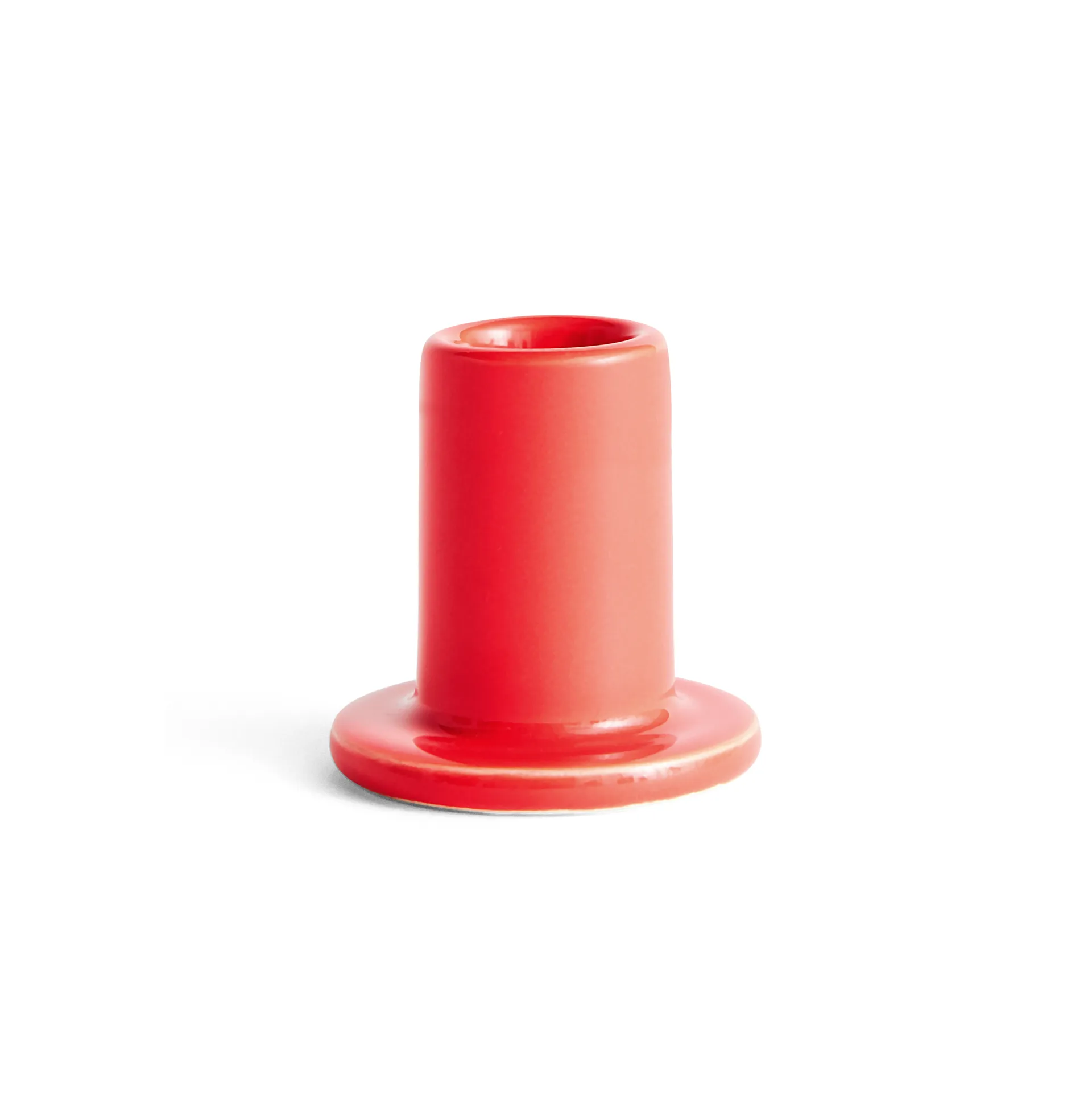 Tube candle stick 5 cm, Warm red HAY