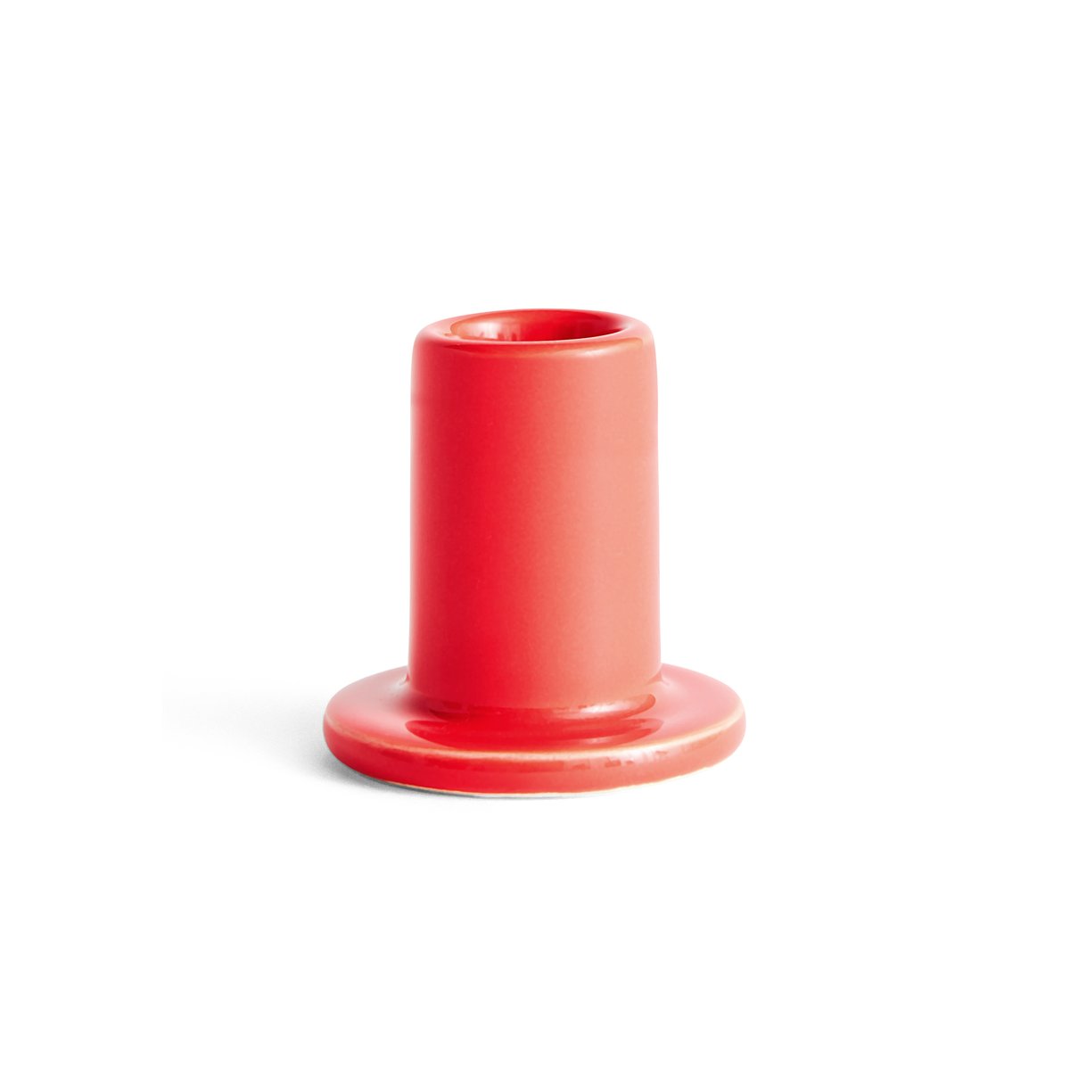 HAY Tube candle stick 5 cm Warm red | Scandinavian Design | Candle holders | Red