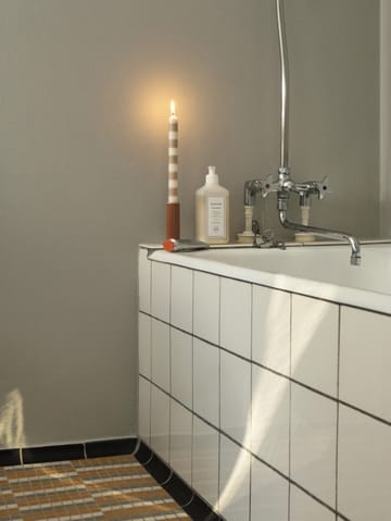 Tube candle sticks 10 cm - Peach - HAY