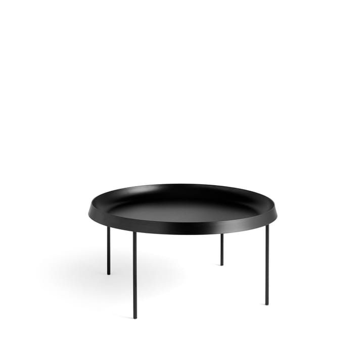 Tulou coffee table, Black, Ø75 cm HAY