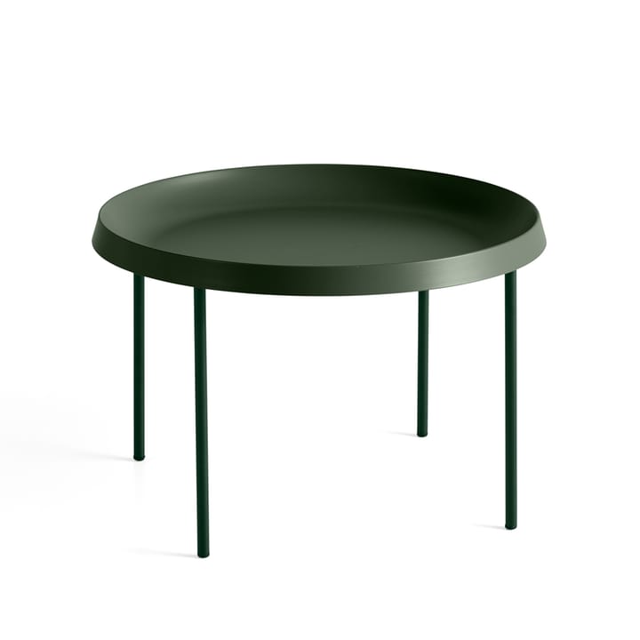 Tulou coffee table, Dark moss, Ø55 cm HAY