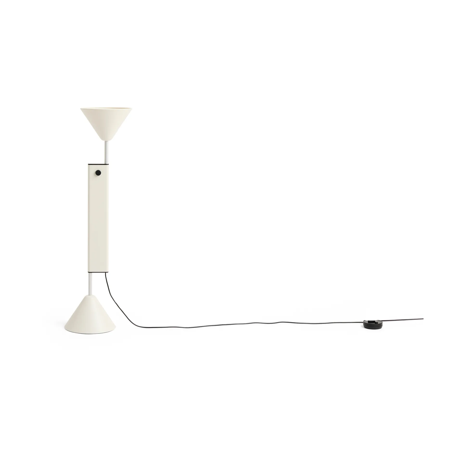 Twist floor lamp 200 cm, Cream white HAY