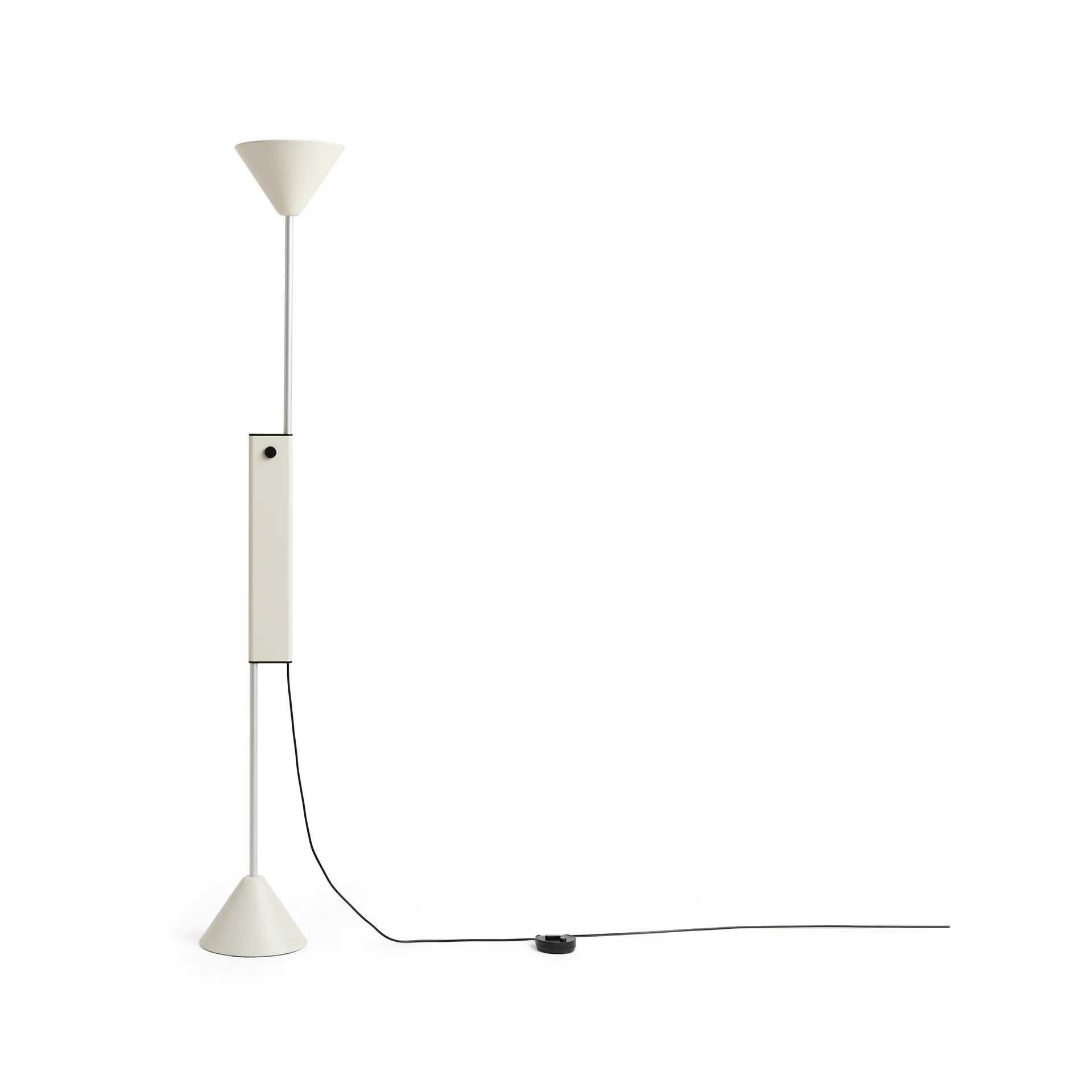 Twist floor lamp 200 cm, Cream white HAY
