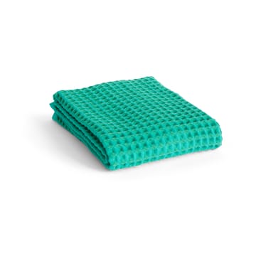 Waffle towel 50x100 cm - Emerald green - HAY