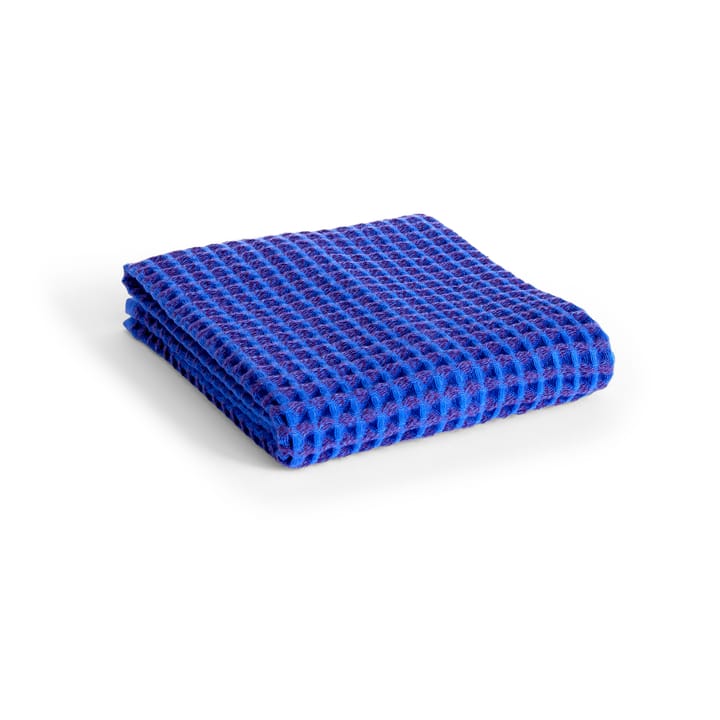 Waffle towel 50x100 cm - Vibrant blue - HAY