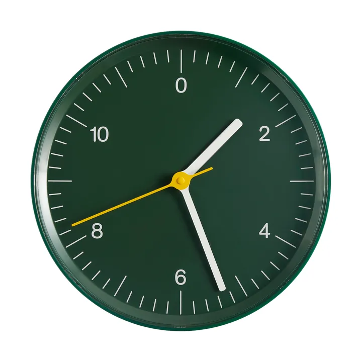Wall Clock Ø26.5 cm - Green - HAY