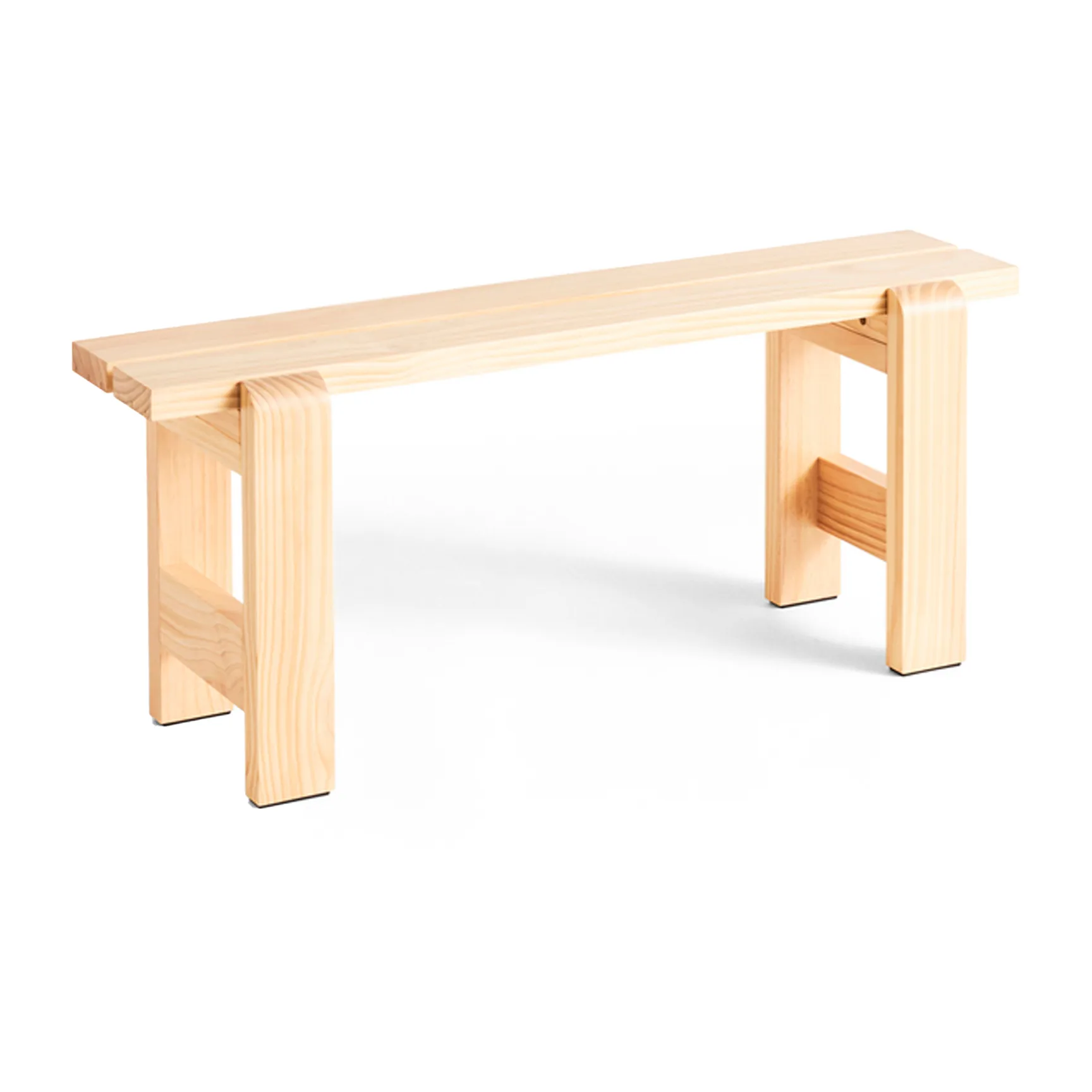 Weekday bench 111x23 cm lacquered pine, Natural HAY