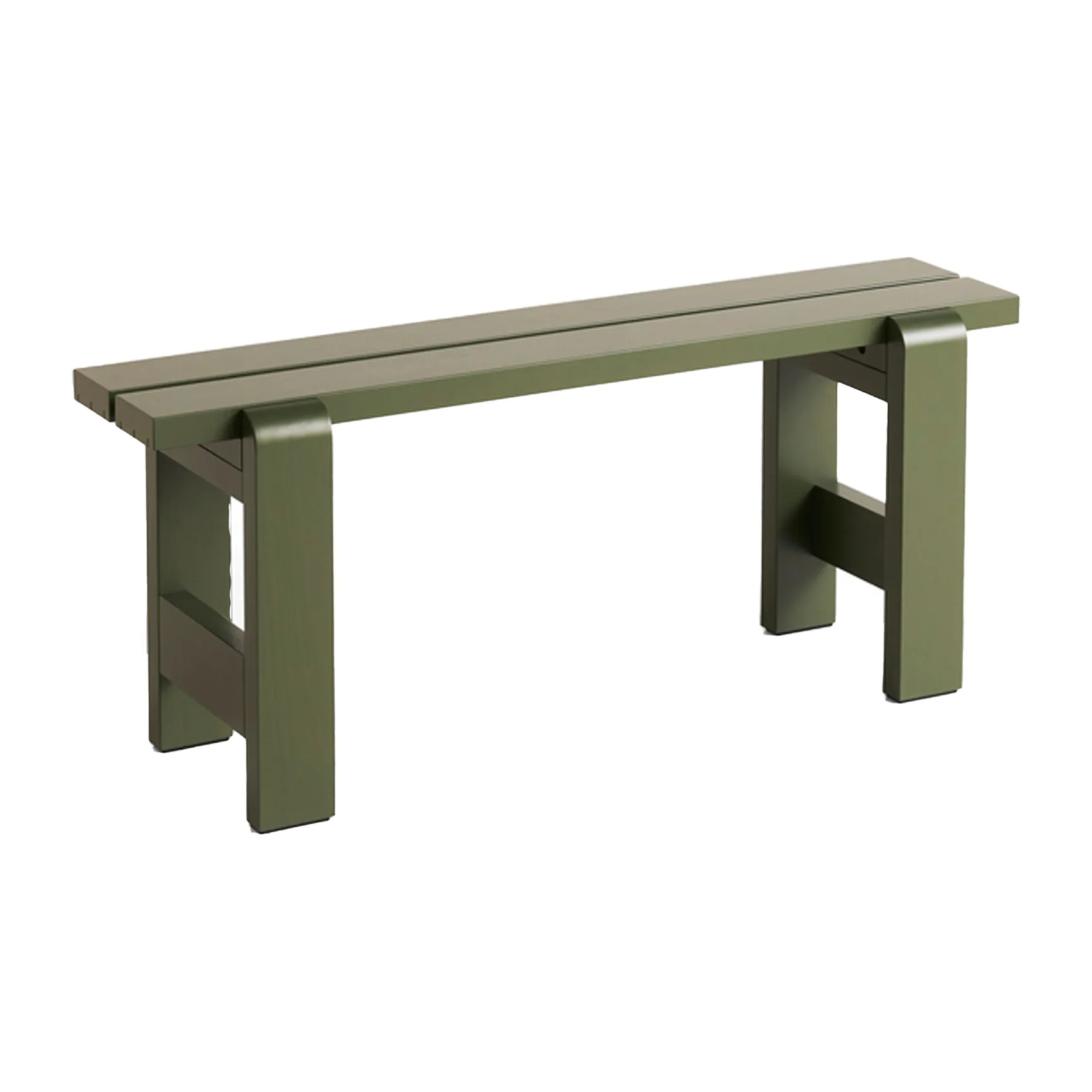Weekday bench 111x23 cm lacquered pine, Olive HAY