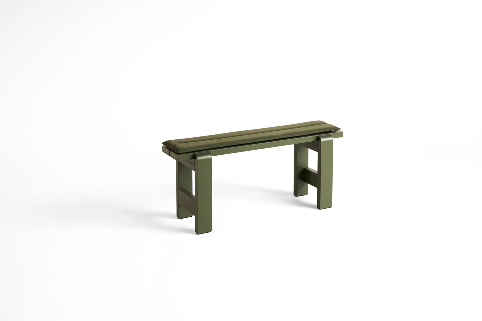 Weekday bench 111x23 cm lacquered pine, Olive HAY